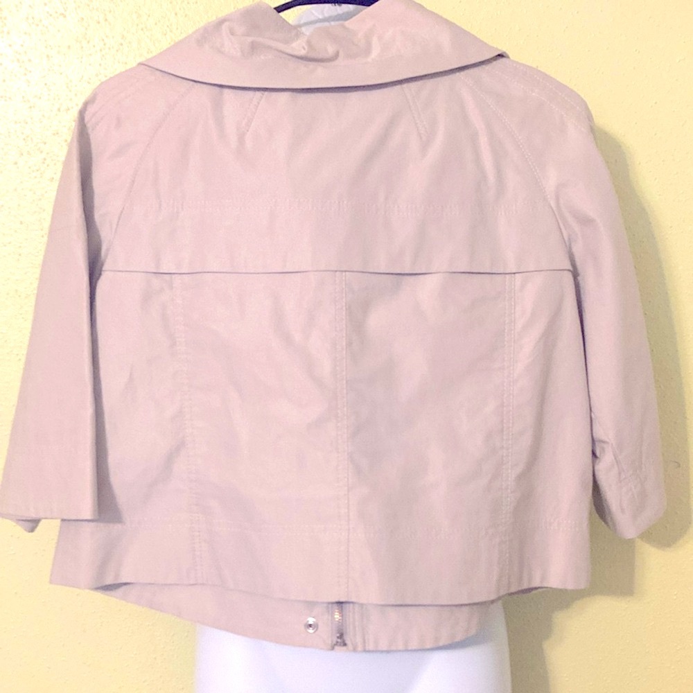 Zara Basic Zipper And Button Down Light Cape - image 2